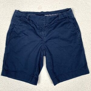 Vineyard Vines Every Day Shorts Womens 4 (29 x 7.5") Navy Stretch Pockets 2H0579